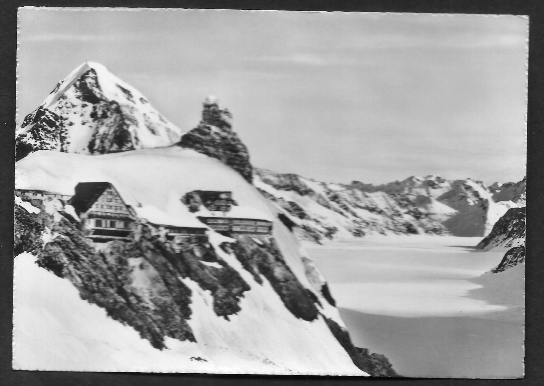 Cartoline postali: Jungfraujoch Berghaus Observatorium etc. – Usato da Olten venduto da clotaldi