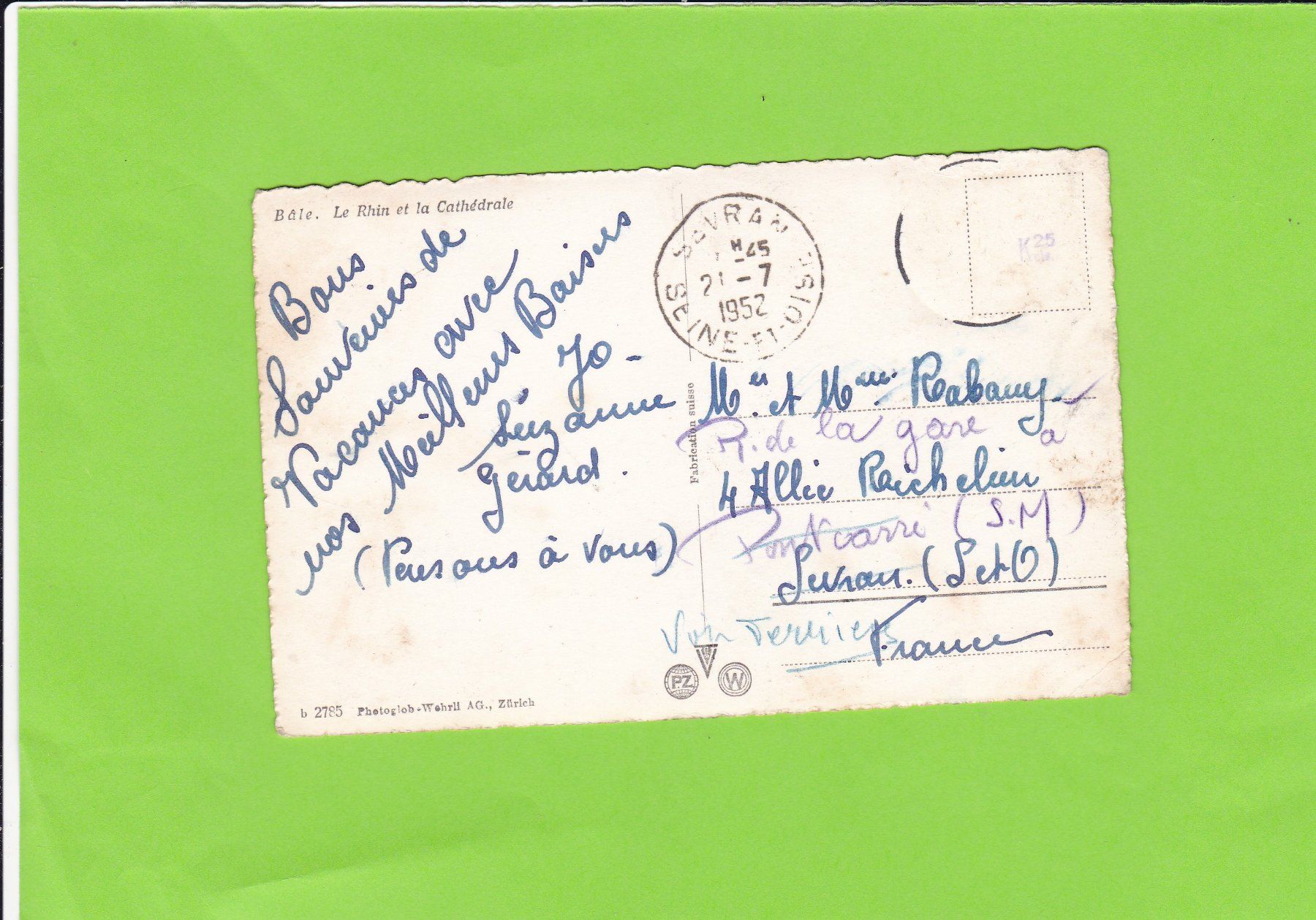 Cartes postales: Basel – D'occasion à St. Peterzell par neckertal 1