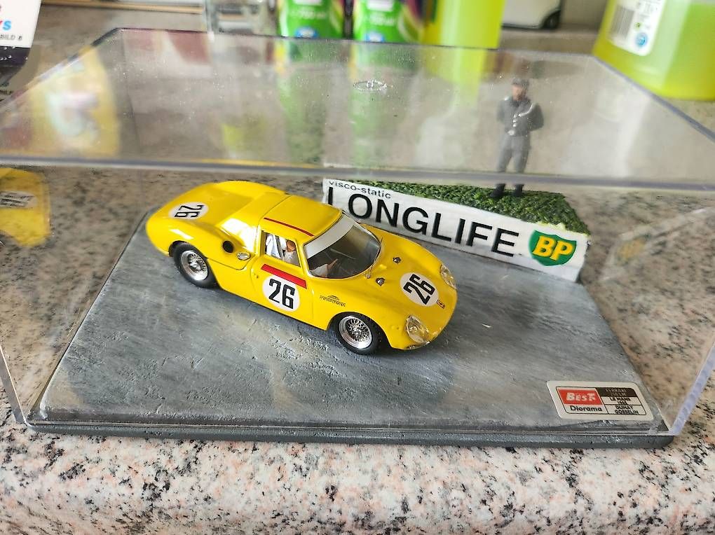 Modellautos: Ferrari Diorama le Mans – Gebraucht aus Ettingen von 1964erNachtzugfahrer 1