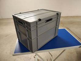 Transportbox / Normbehälter Stöckli 80 l mit Deckel