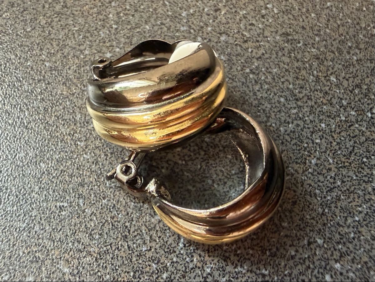 Orecchini pendenti & Orecchini a lobo: Vintage Ohrringe Clips Luxus Modeschmuck   – Usato da Lamone venduto da LaCantinaMagica 5