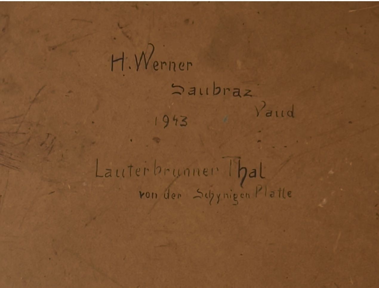 Dipinti: Werner Hans (XIX-XX) – Usato da Grosshöchstetten venduto da Perle1951 5
