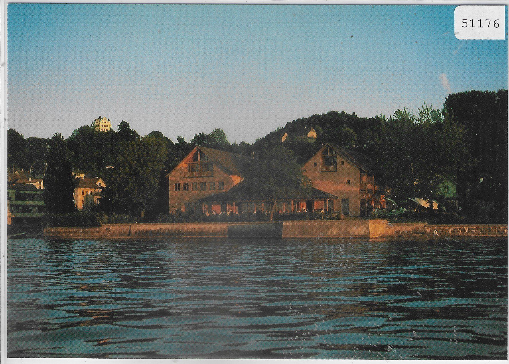 Ansichtskarten: Seehotel Schiff - Mannebach – Gebraucht aus Ettingen von Kartenplanet