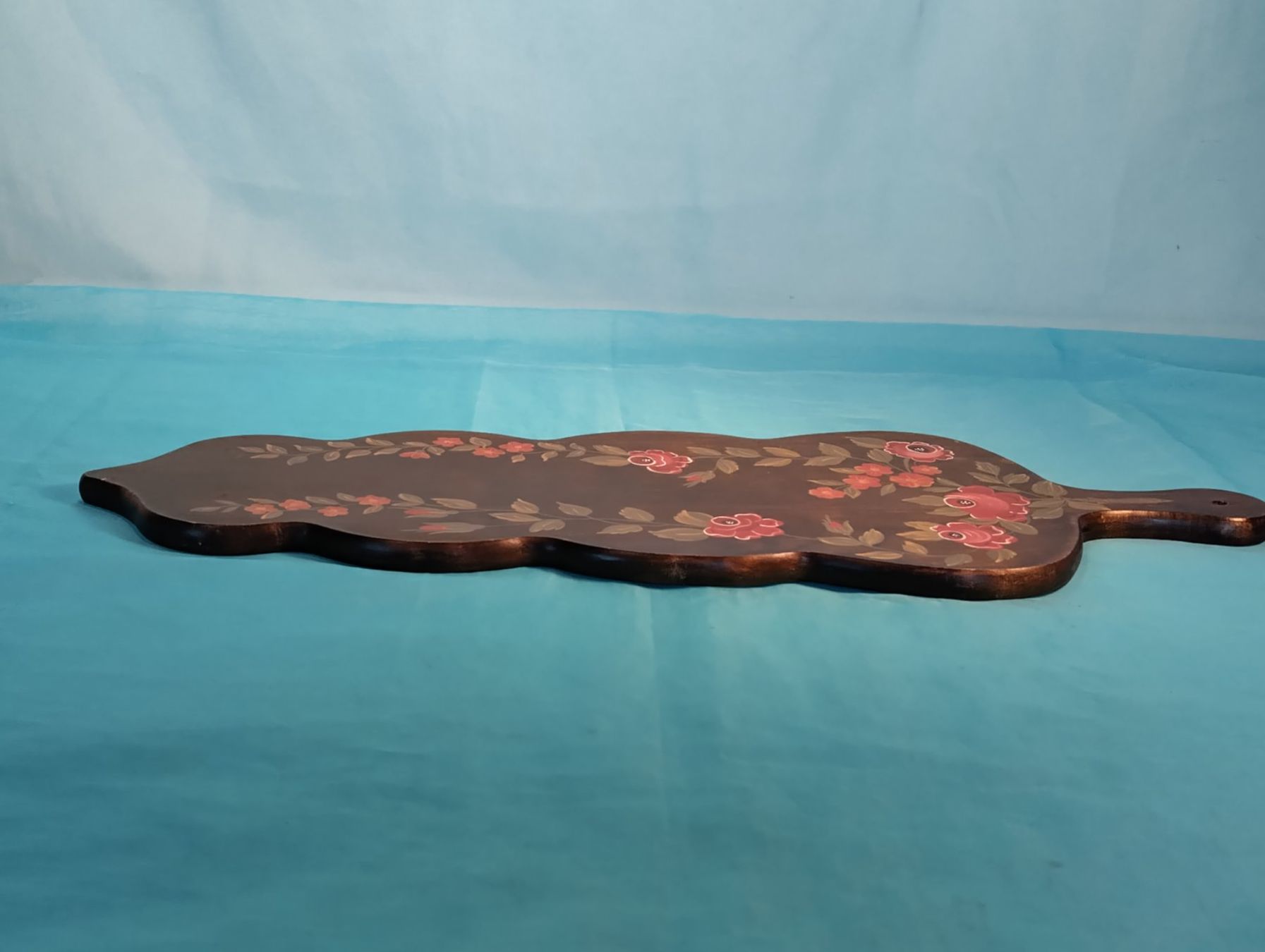 Elettrodomestici da cucina: Schneidebrett, Holz, Bauernmalerei, 52cm – Nuovo (secondo la descrizione) da Bellach venduto da JingleCherry 3