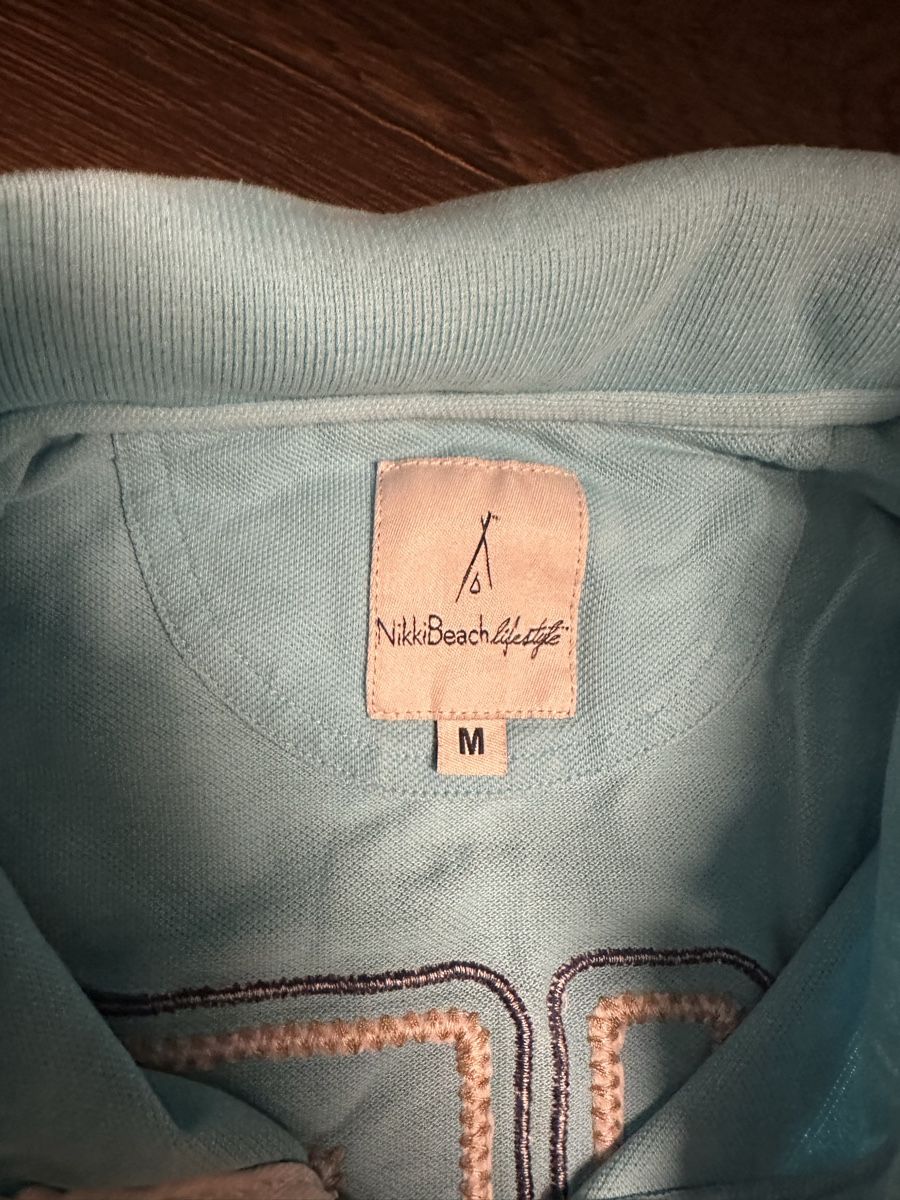Magliette Polo: Nikki Beach Polo Shirt, hellblau, Gr. M – Usato da Büren SO venduto da Nico59 1