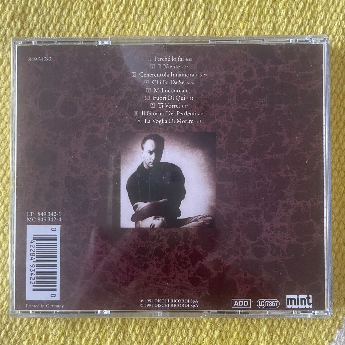 CD: MARCO MASINI-MALINCONOIA – Usato da Rorschacherberg venduto da CD-Roli 1