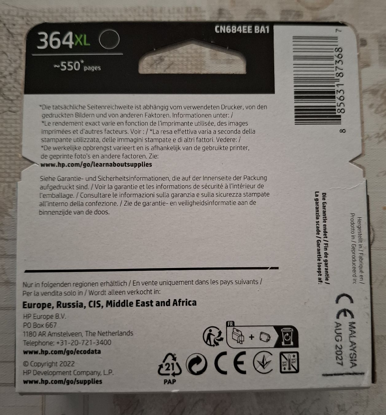 Hewlett Packard Druckerpatronen & Toner: Diverse HP Druckerpatronen – Neu und originalverpackt aus Basel von mgn_ft72 4