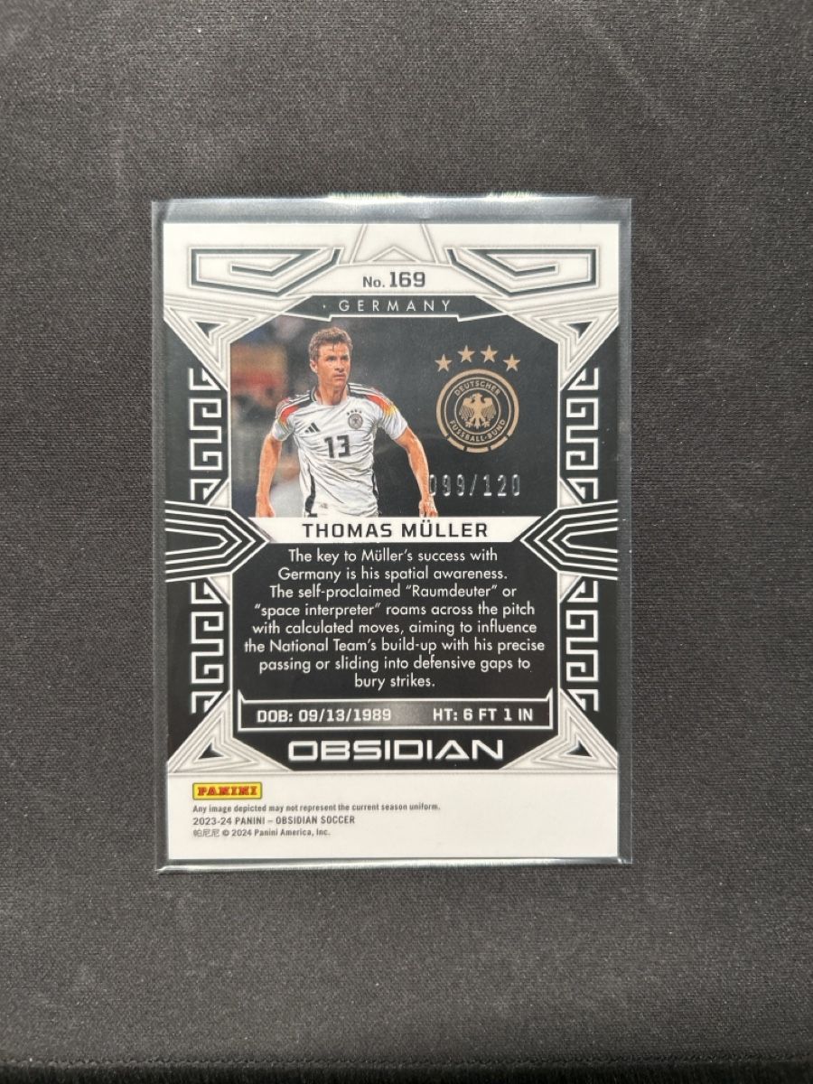 Panini Carte collezionabili: Panini Obsidian Thomas Müller /120  – Usato da Greppen venduto da hcv_cc2r 1