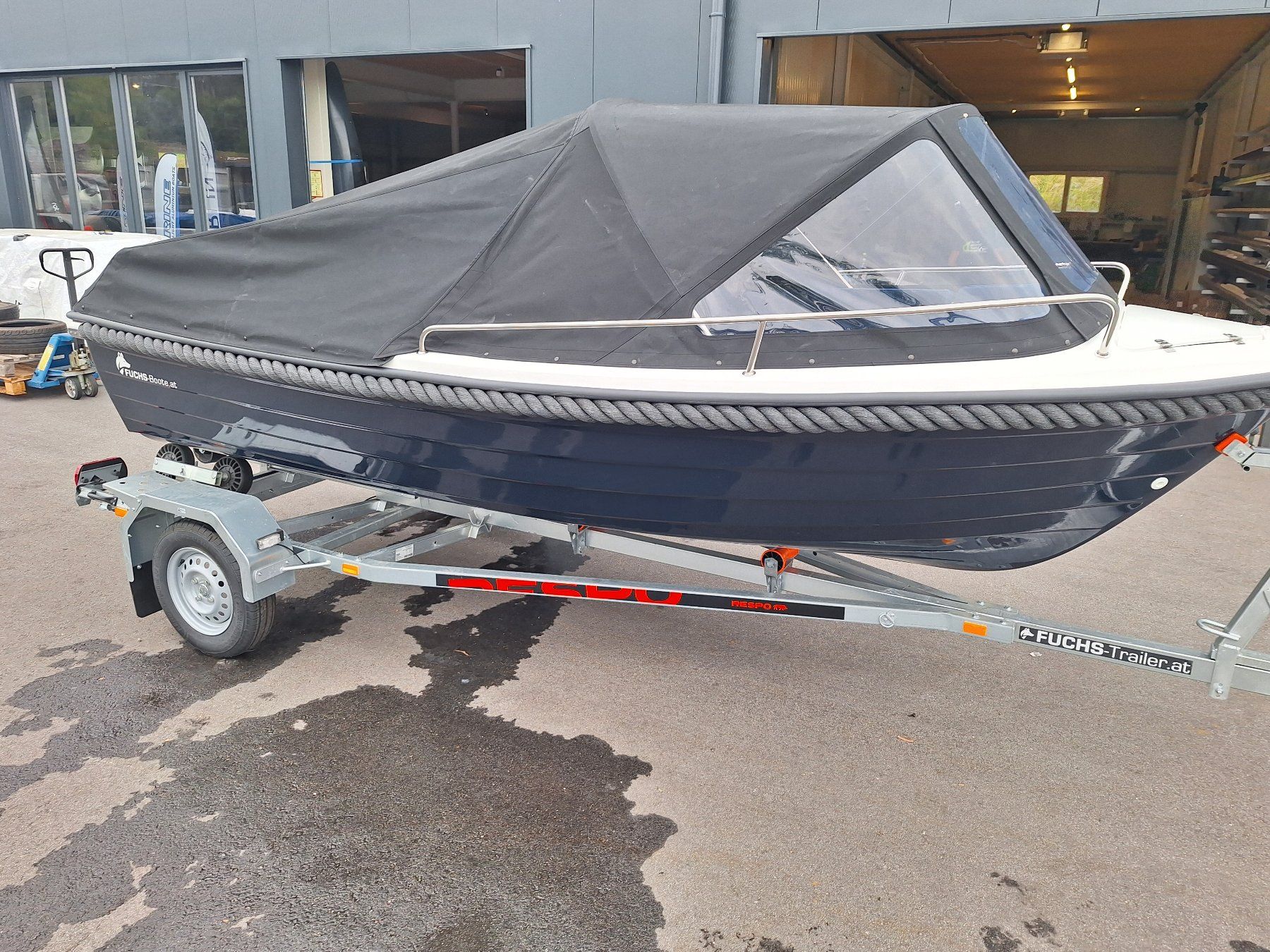 Barche: LAGERND NEU 470 Classic Boot Motorboot GFK Boot Badeboot – Nuovo e nell'imballaggio originale da Aigen Schlägl venduto da Fuchs-Boote 8
