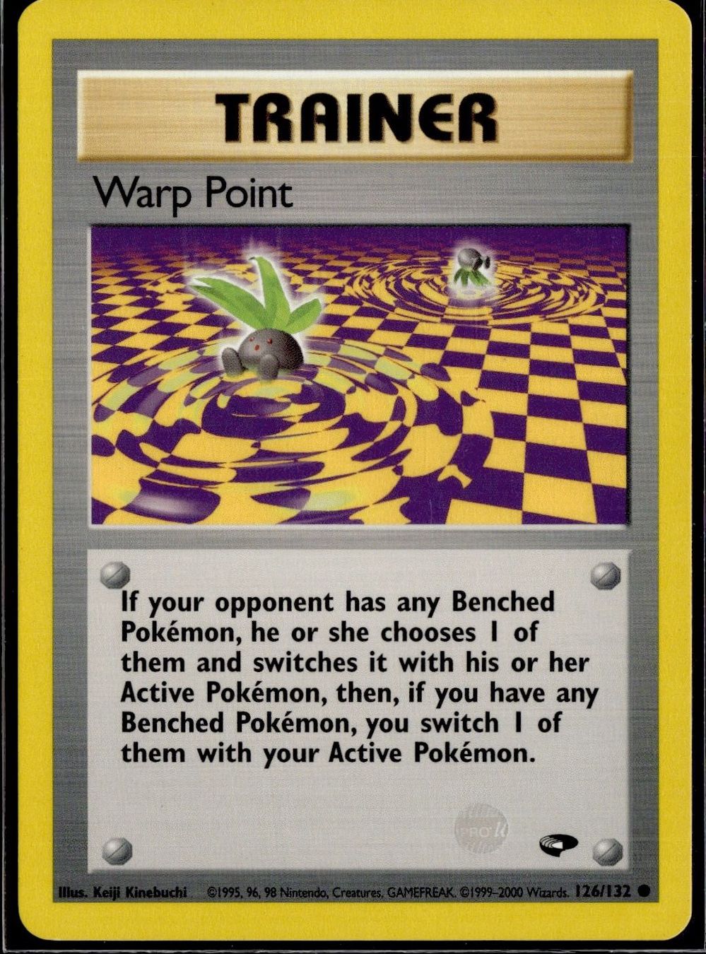 Pokémon Carte collezionabili: warp point 126/132 Gym Challenge – Usato da Zürich venduto da pokemon_cards