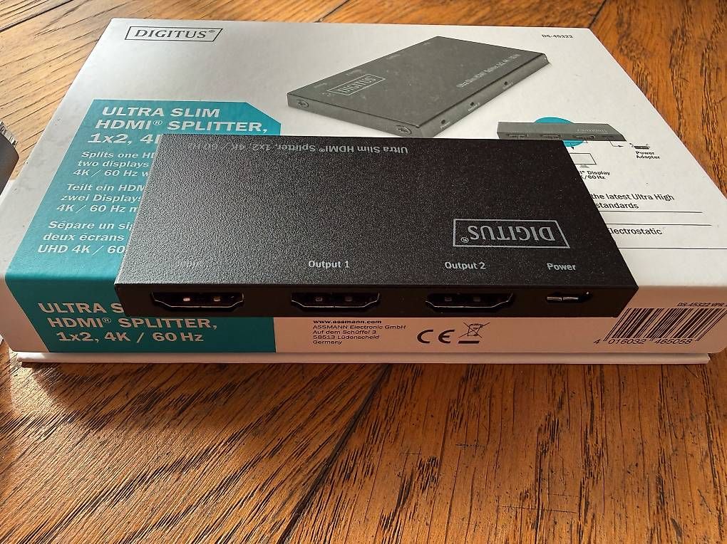 Adattatori: Digitus Ultra Slim HDMI Splitter – Nuovo (secondo la descrizione) da Küsnacht ZH venduto da paulrl