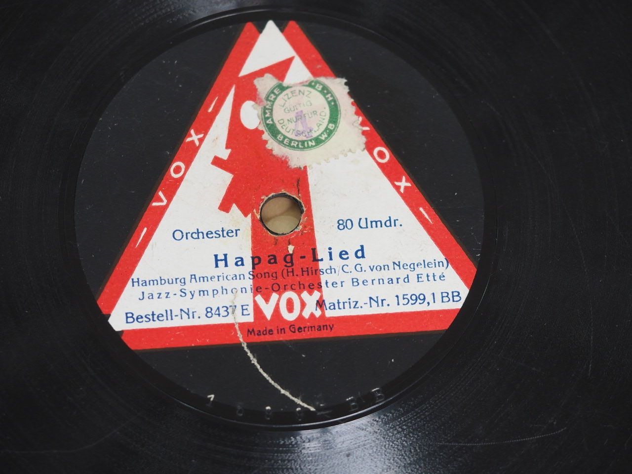 Dischi in vinile: DISQUES 78 TOURS – Usato da Lausanne venduto da Leag 3