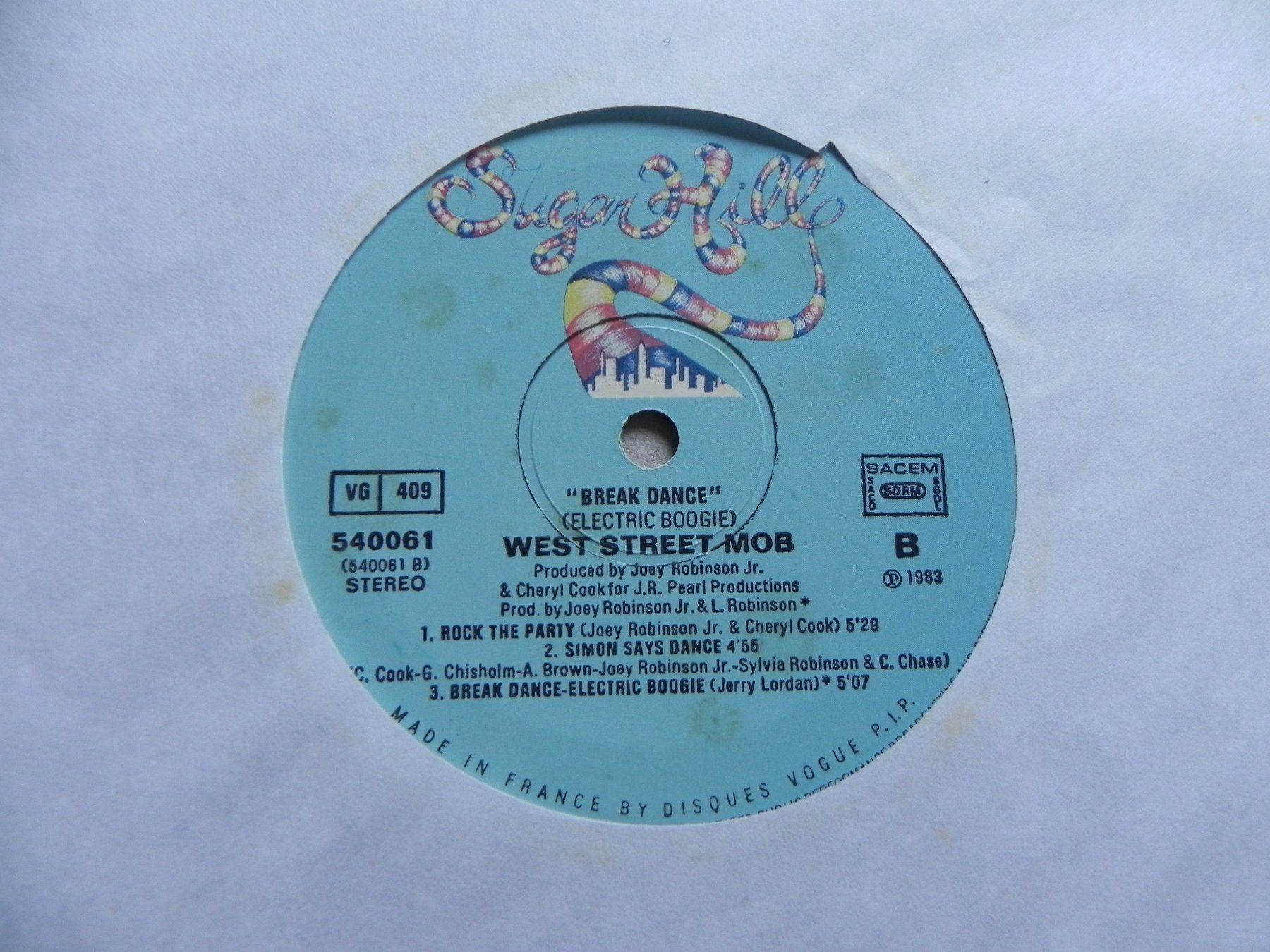 Schallplatten: LP Break Dance West Street MOB 1983 – Gebraucht aus Siebnen von krimsie 4