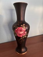 Waldershof Bavaria Vase - Matte Glasur - Handarbeit Ätzgold