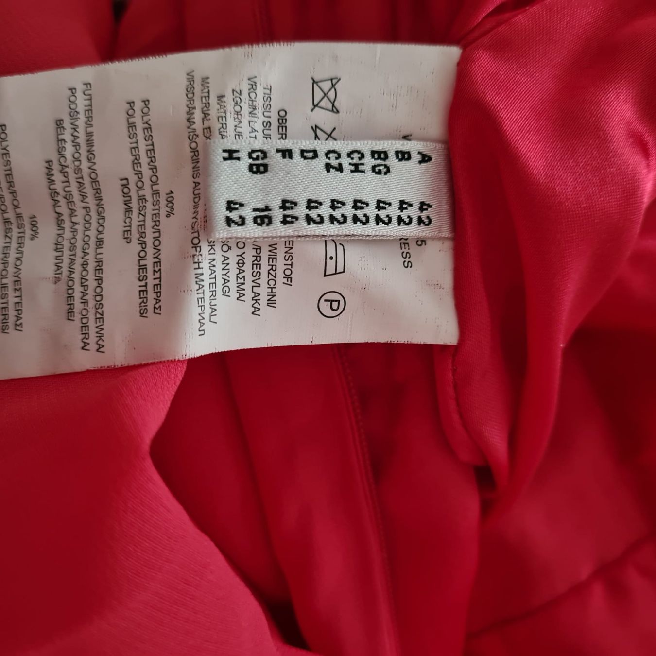 Vestiti: Damen Abendkleid rot-rosa Gr.42 – Usato da Buchs SG venduto da iva_5msb 3