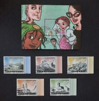 3-13-5 Bloc et timbres Helvetia oblitérés. Année 2003