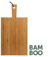 Schneidebrett mit Griff - 47x25cm - Braun