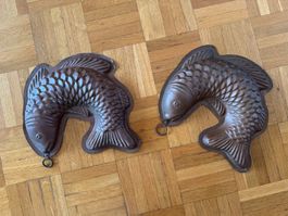 Kupfer-Backform Fisch