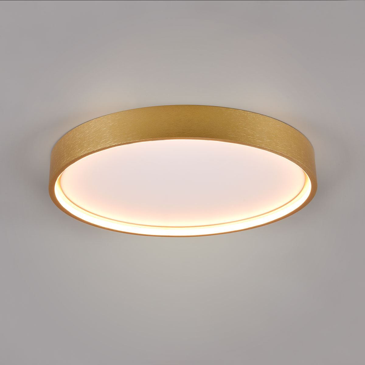 Lampadari & plafoniere: LED Deckenleuchte, Messing, 45 cm Ø – Nuovo (secondo la descrizione) da Kreuzlingen venduto da Smart-Light 3