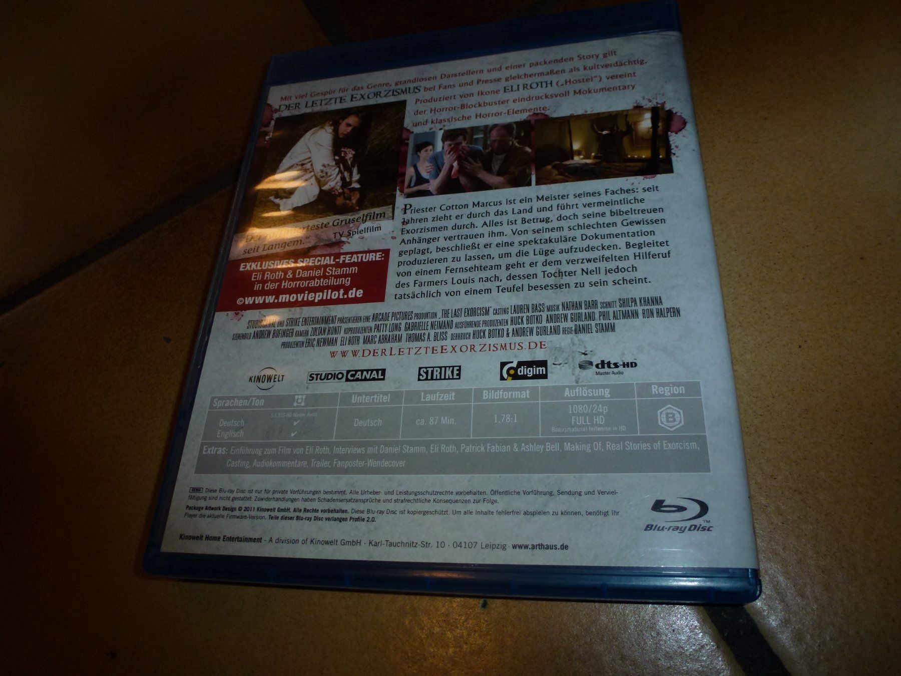 Tutti i DVDs: Der letzte Exorzismus BLU-RAY – Usato da Olten venduto da Disc-Verkauf 2