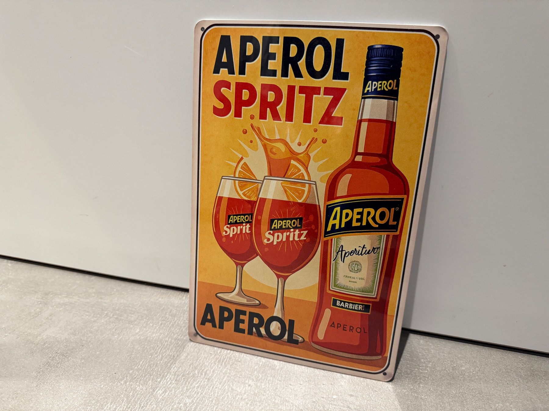 Schilder: METALL SCHILD APEROL SPRITZ / 1 Stück / NEU/ – Neu und originalverpackt aus Seon von Aaargauer01 1