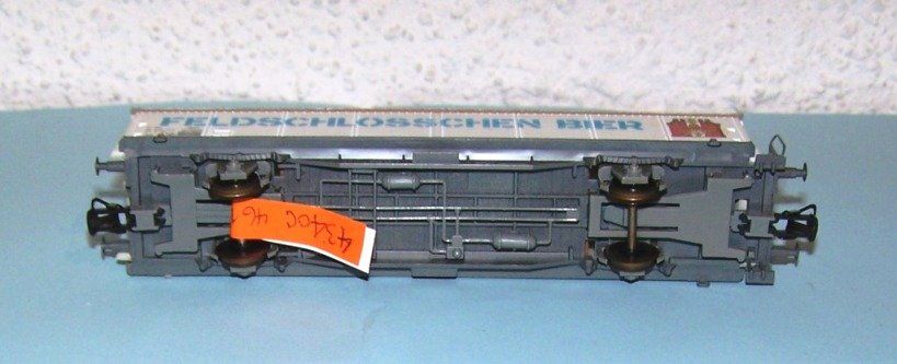 Roco Modellini di ferrovie: Roco H0 46159: Feldschlösschen-Bier Schiebewandwagen, DC – Usato da Brüttisellen venduto da Rentner44zh 4