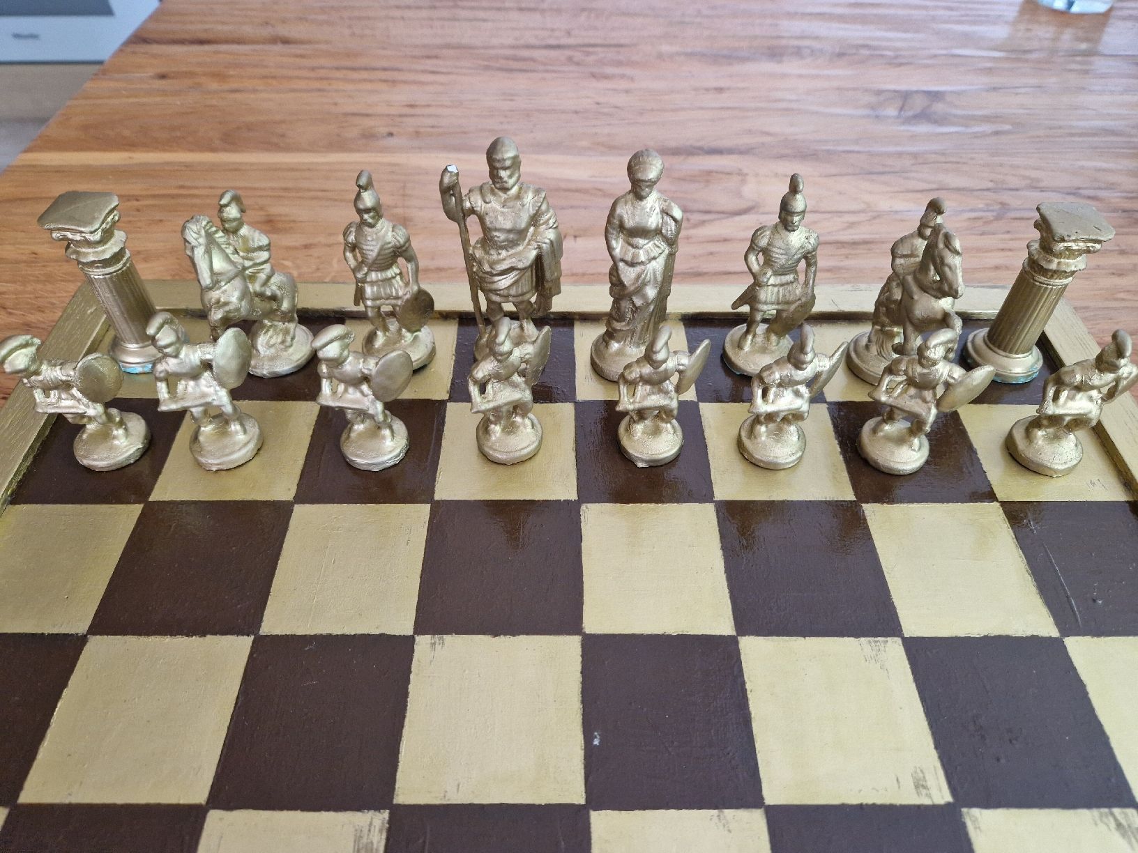 Spiele: Handgemachtes Schachspiel – Gebraucht aus Sursee von FKZ_13 1