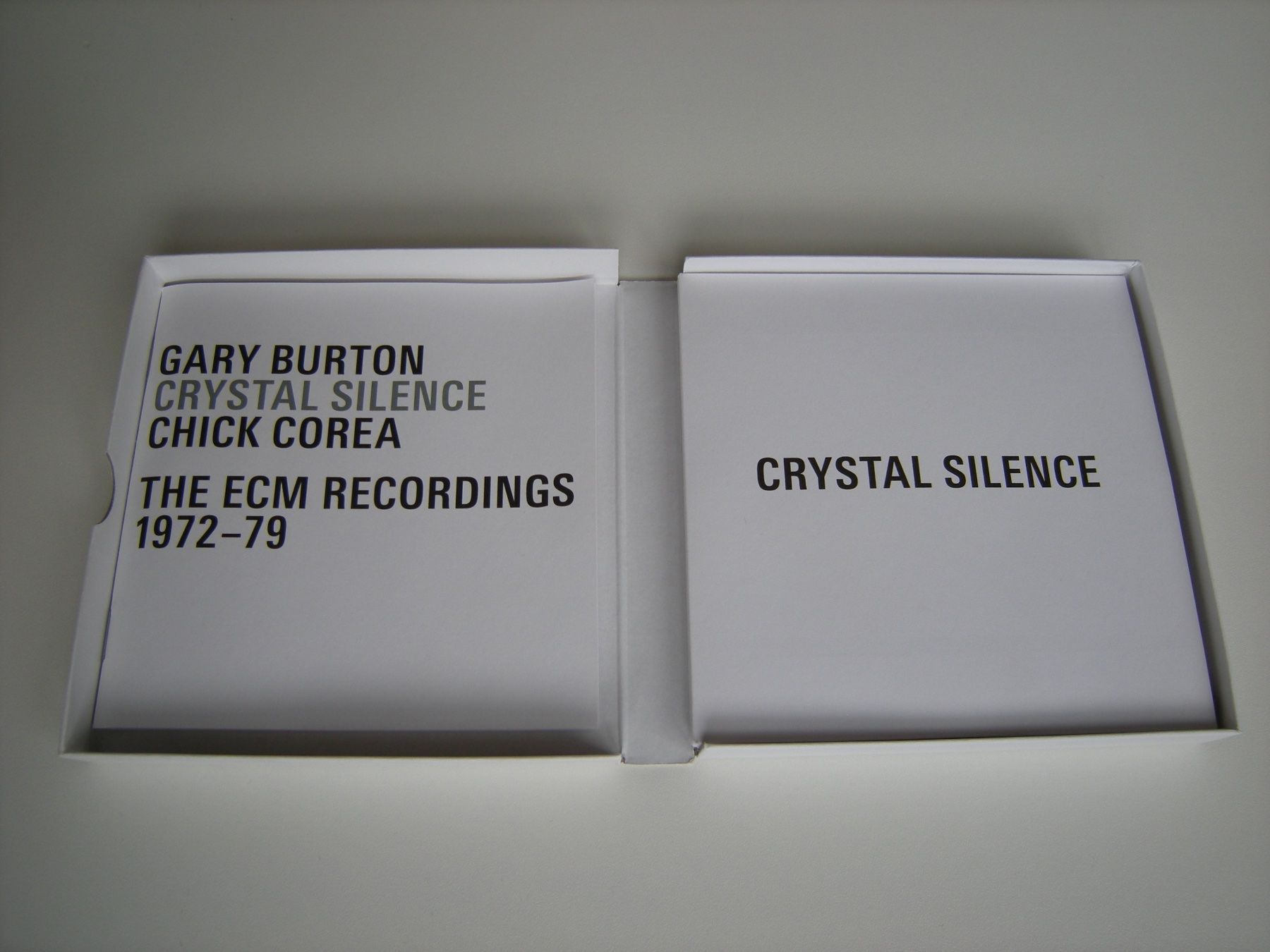 CD: GARY BURTON and CHICK COREA - Crystal Silence – Usato da Basel venduto da Ceebee62 2
