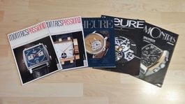 5 Stück Uhrenmagazine