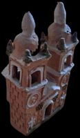 Skulptur-Figur Kirche Ton Figur Peru Huaco