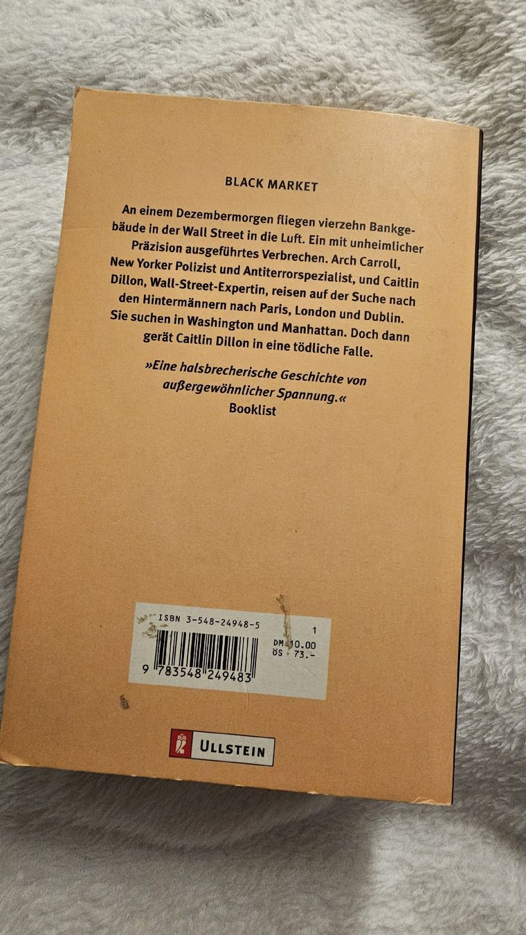 Libri: James Patterson, Black Market – Nuovo (secondo la descrizione) da Birmensdorf ZH venduto da Phoenyx15 1