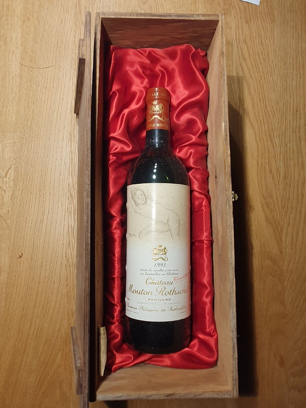 Mouton Rothschild Vino: Chateau Mouton Rothschild 1993 – Nuovo (secondo la descrizione) da Schafisheim venduto da Kokopelli0
