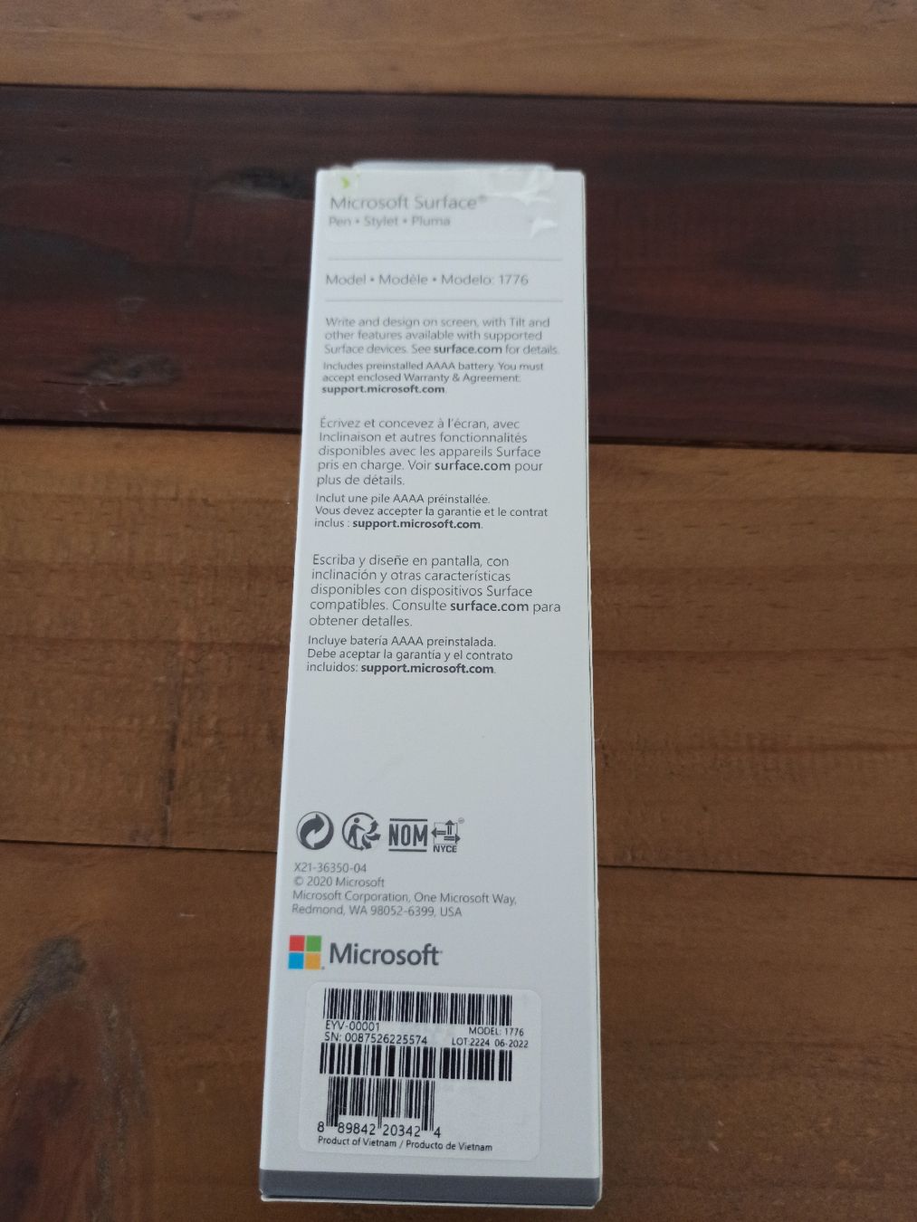 Microsoft Penna & Evidenziatori: Microsoft Surface Pen Stylus Model 1776- Original- Fully new – Nuovo (secondo la descrizione) da Zug venduto da stb_s9r8 1