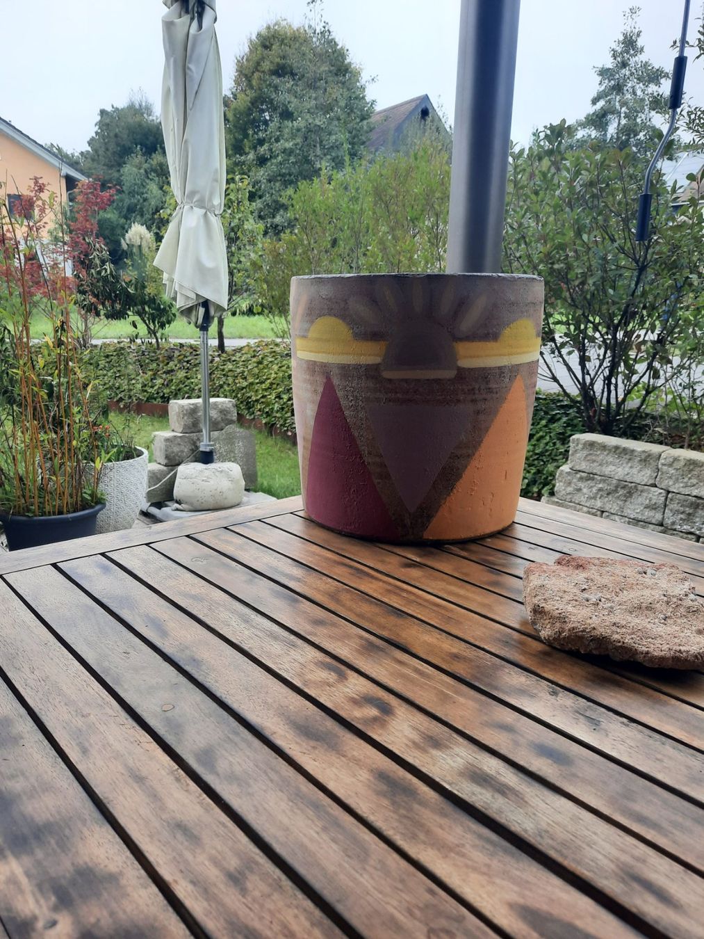 Vasi per fiori: Pflanzentopf-Geburt-handbemalt-Geschenk – Nuovo (secondo la descrizione) da Rothenburg venduto da pascalino91 1