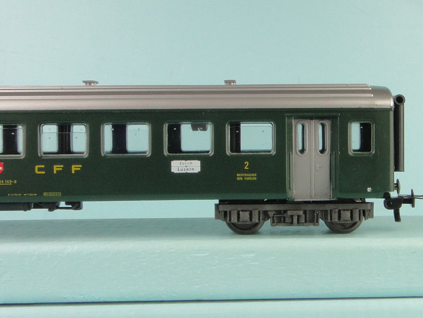 Fleischmann Modellini di ferrovie: Fleischmann 5134 SBB EW II, Märklin Kupplung – Usato da Bülach venduto da cann11 5