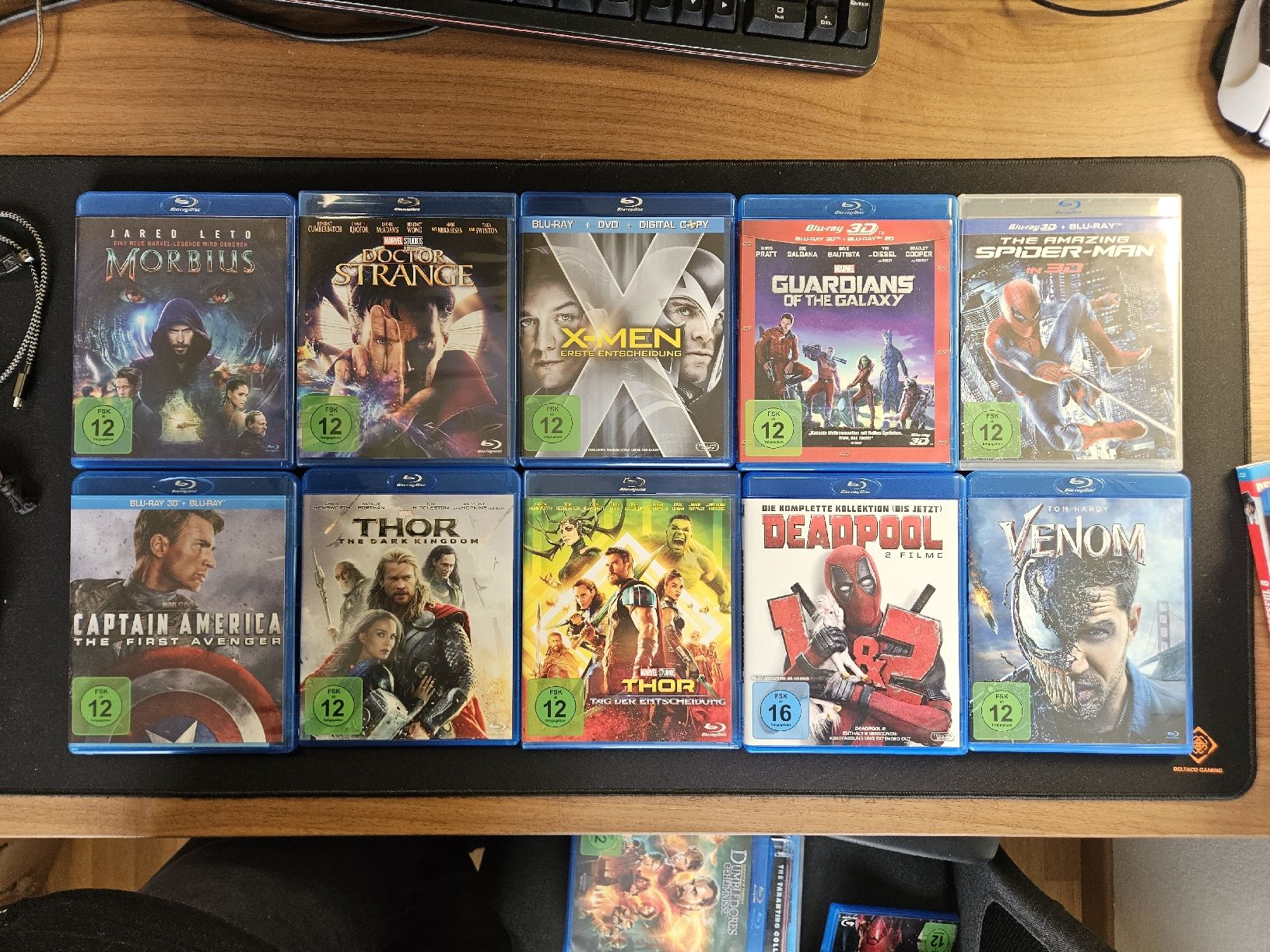 Tutti i DVDs: Marvel Blu-ray Collection, 10 Filme – Usato da Lenzburg venduto da fischerus