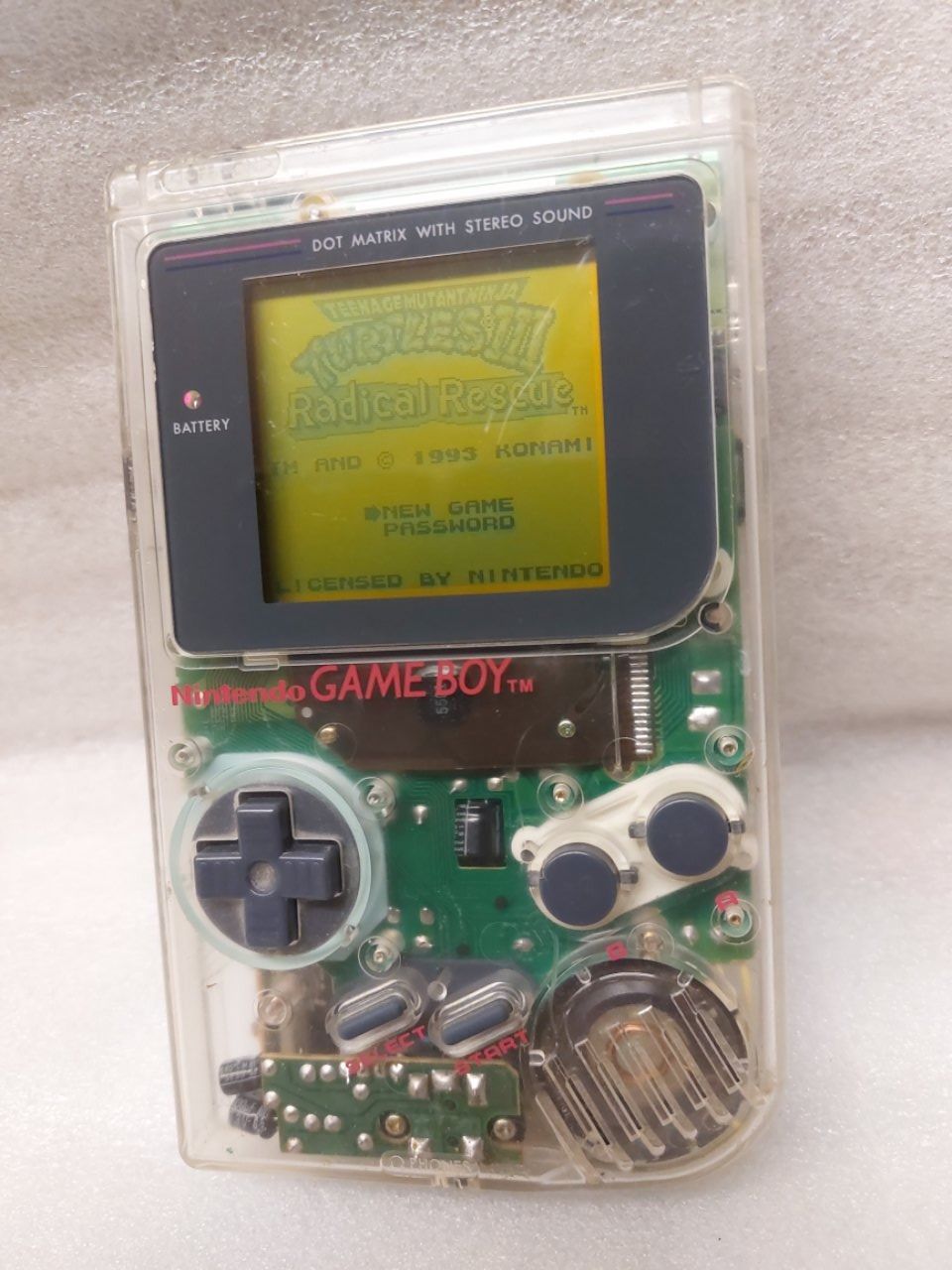 Nintendo Console: Game Boy Console  Transparent - 100% ORIGINAL NINTENDO !!! – Usato da Pambio Noranco venduto da TREBORLOP 1