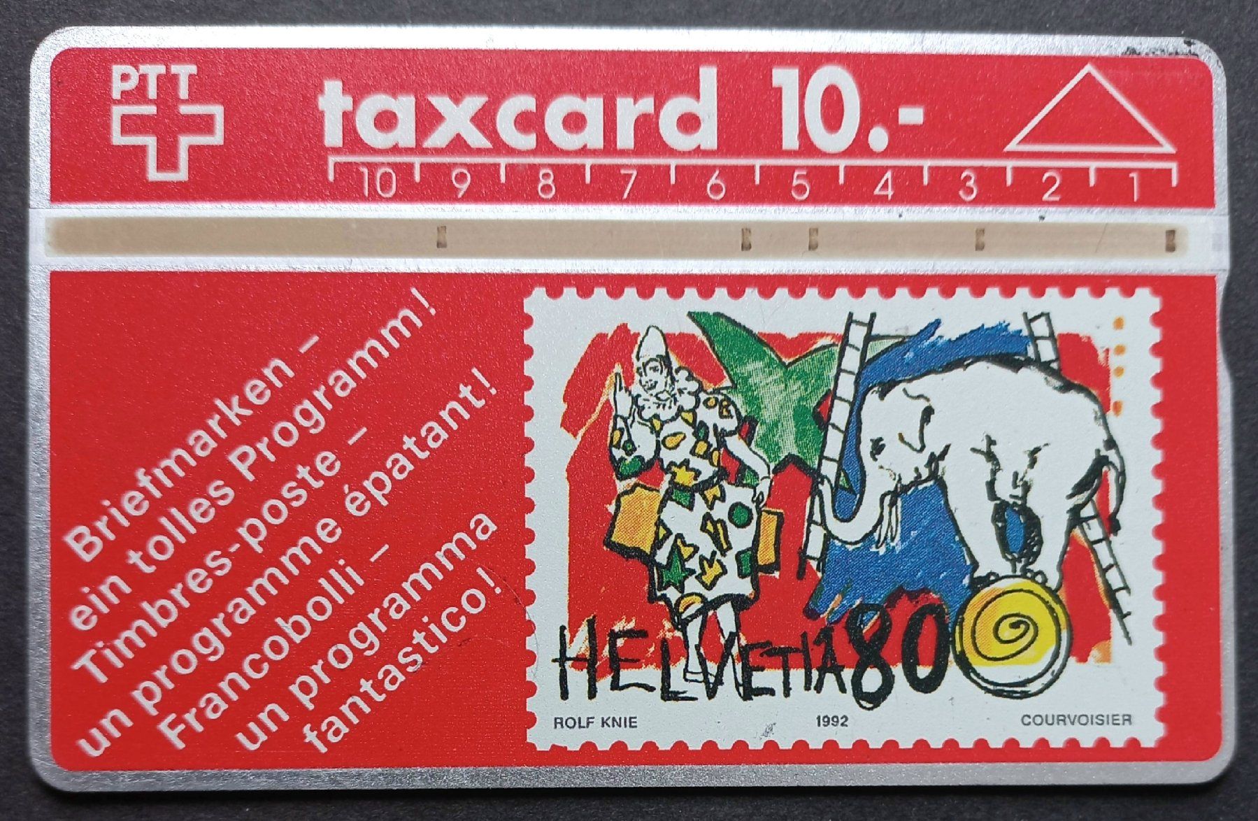 Swisscom Schede telefoniche: Taxcard - zu Briefmarke - CH – Usato da Niederuzwil venduto da lubimaja