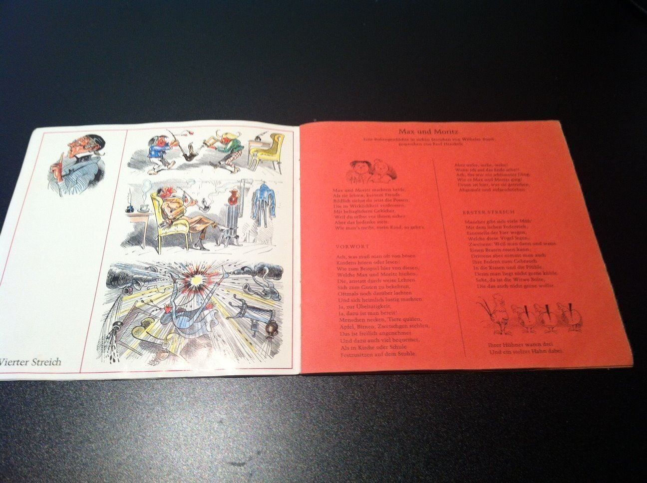 Dischi in vinile: Wilhelm Busch, Single "Max und Moritz" – Usato da Einsiedeln venduto da Fundgrube59 4
