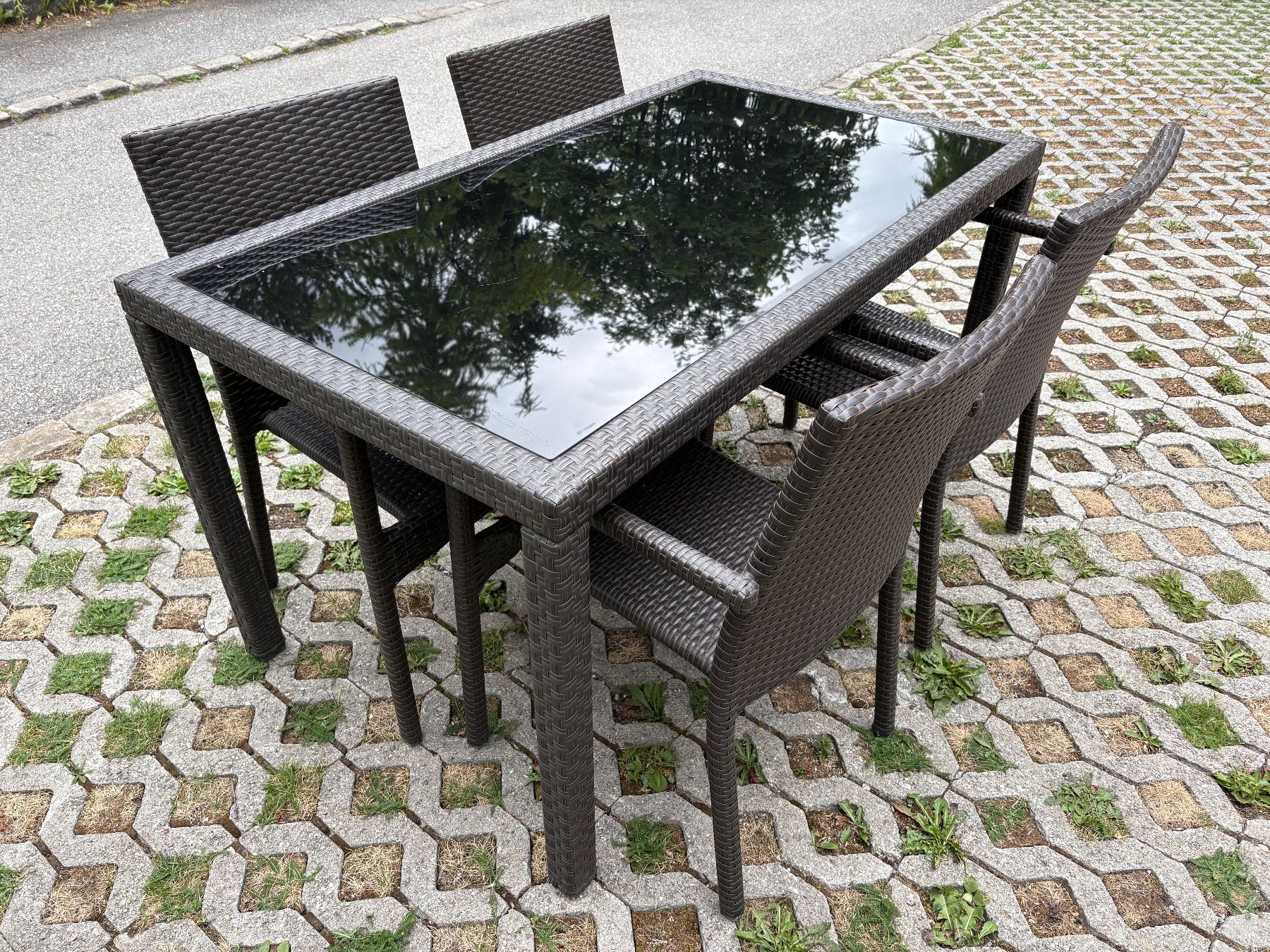 Set di tavolo e panche: TOP !!! Gartentisch mit 4 Stühlen !!! TOP – Usato da Davos Dorf venduto da kun_9zlg 2