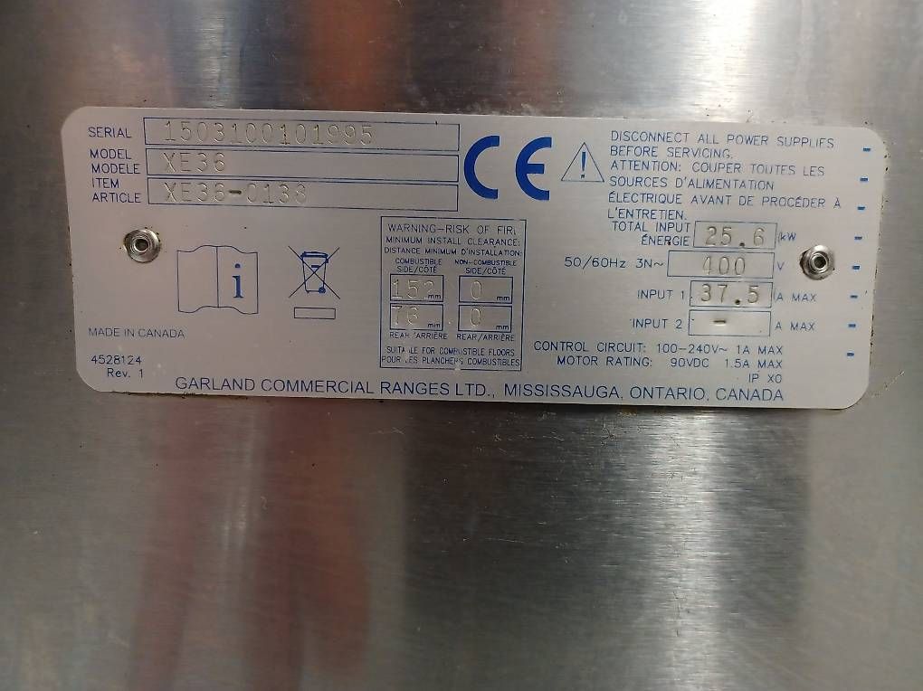 Elettrodomestici da cucina: Grill I Bräter Garland XE36 – Usato da Wolhusen venduto da Gastrorampe 4