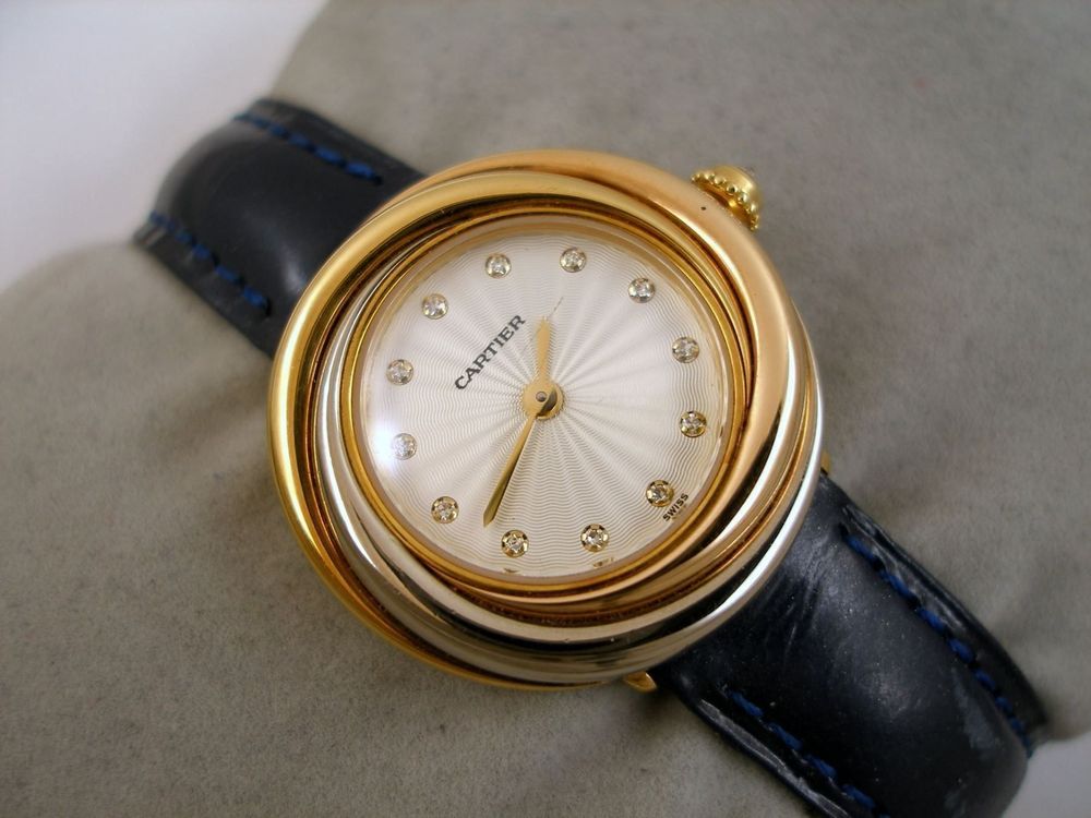 CARTIER TRINITY 18K REF. 2357 QUARTZ LUXUS DAMENUHR Kaufen auf