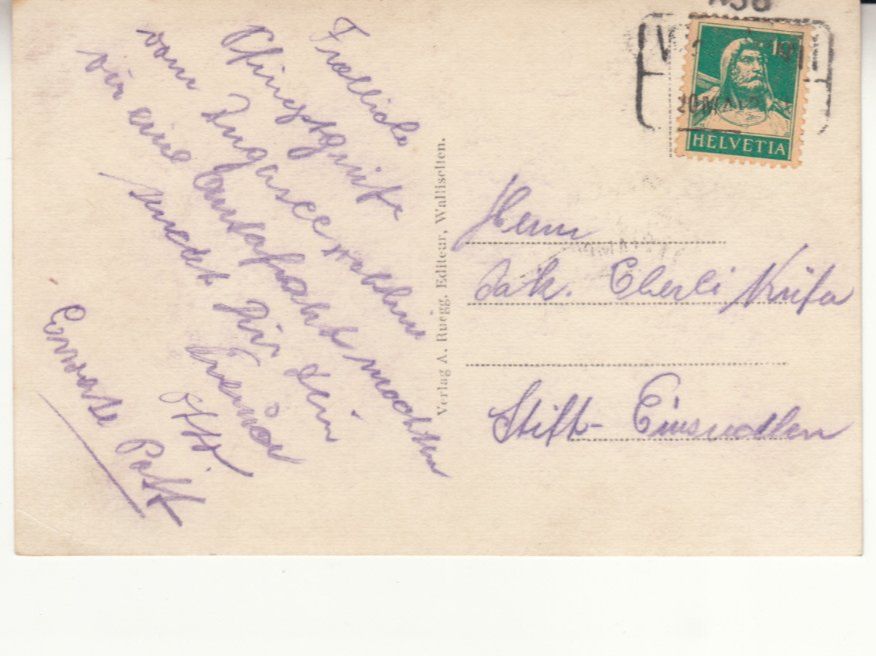 Cartoline postali: Zugersee 1928 mit Bahnstempel Walchwil – Usato da Bürglen TG venduto da StampGraf 1