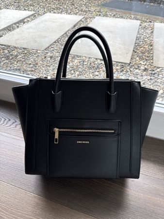 Gino Rossi Black Tote Bag 