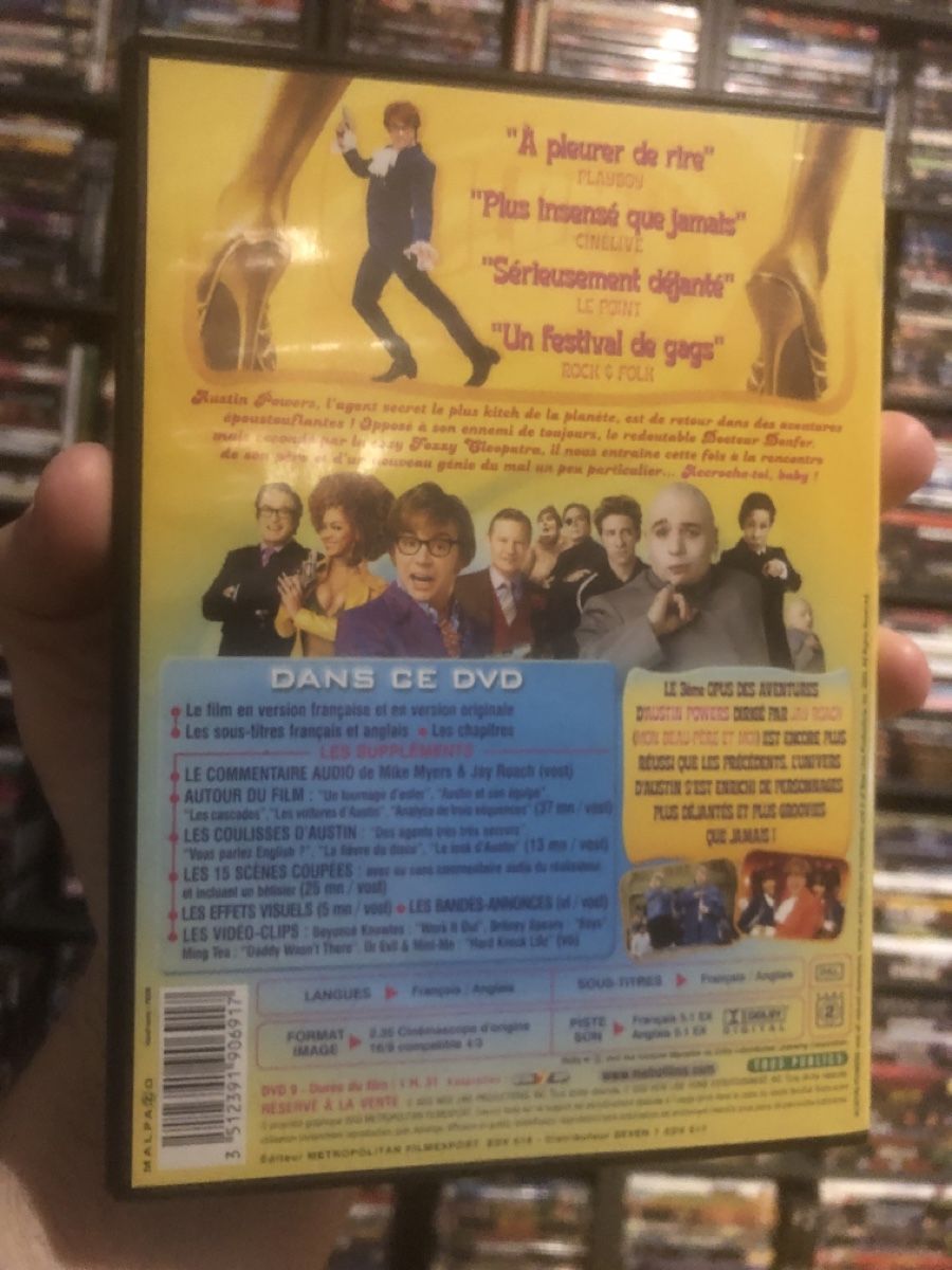 Tutti i DVDs: Austin Powers dans Goldmember - dvd – Usato da Lausanne venduto da fransadpop 1