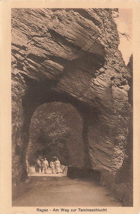 Bad Ragaz (SG) Am Weg zur Tamina Schlucht (Gebraucht) in Biasca für