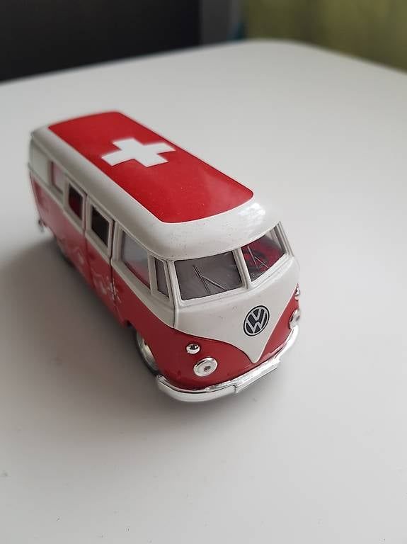 Volkswagen Modellini d'auto: VW Bus. T1 . Greetings .. – Usato da Port venduto da sold54