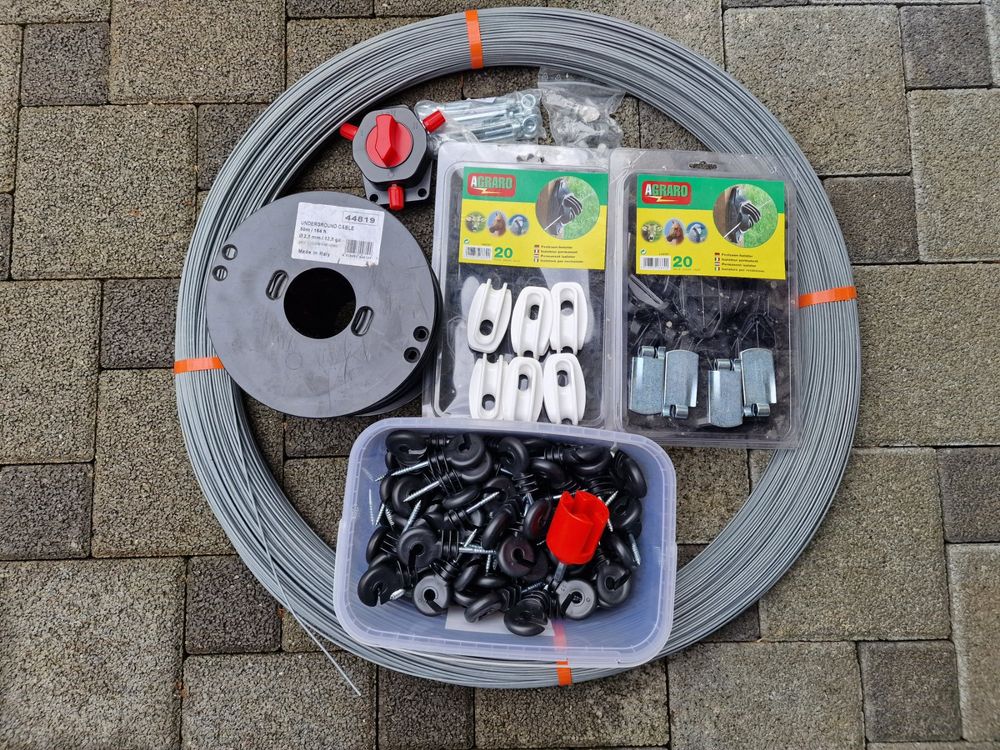 Eider Krampen / Schlaufen 5 Kg – 4,2 X 42 Mm, Zink-aluverzinkt, Für Draht, Knotengitter & Maschendraht