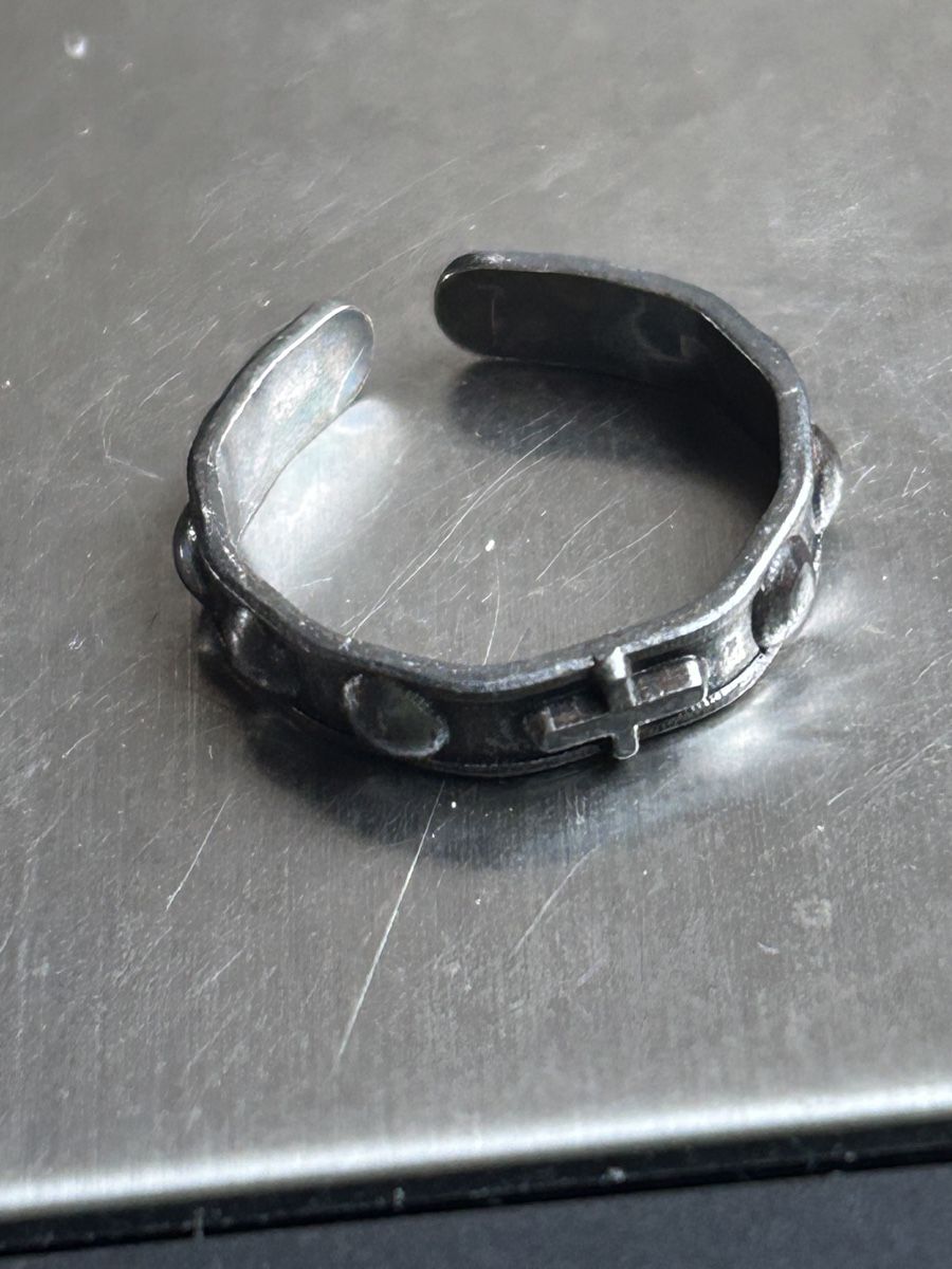 Ringe: Silberfarbener Ring, Kreuz, Grösse 52 – Gebraucht aus Dittingen von Bijoubelle 5