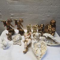 Konvolut Engel Figuren verschiedene Ausführungen 13 Stück..